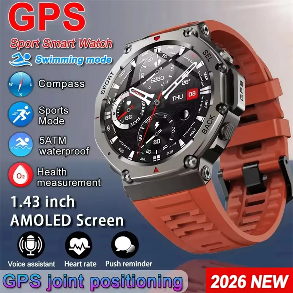 Japanese Active Lifestyle - Jam Tangan Pintar Pria GPS Layar