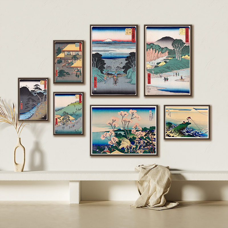 Japanese Traditional Lifestyle - Poster Lukisan Kanvas Seni Dinding Cetak