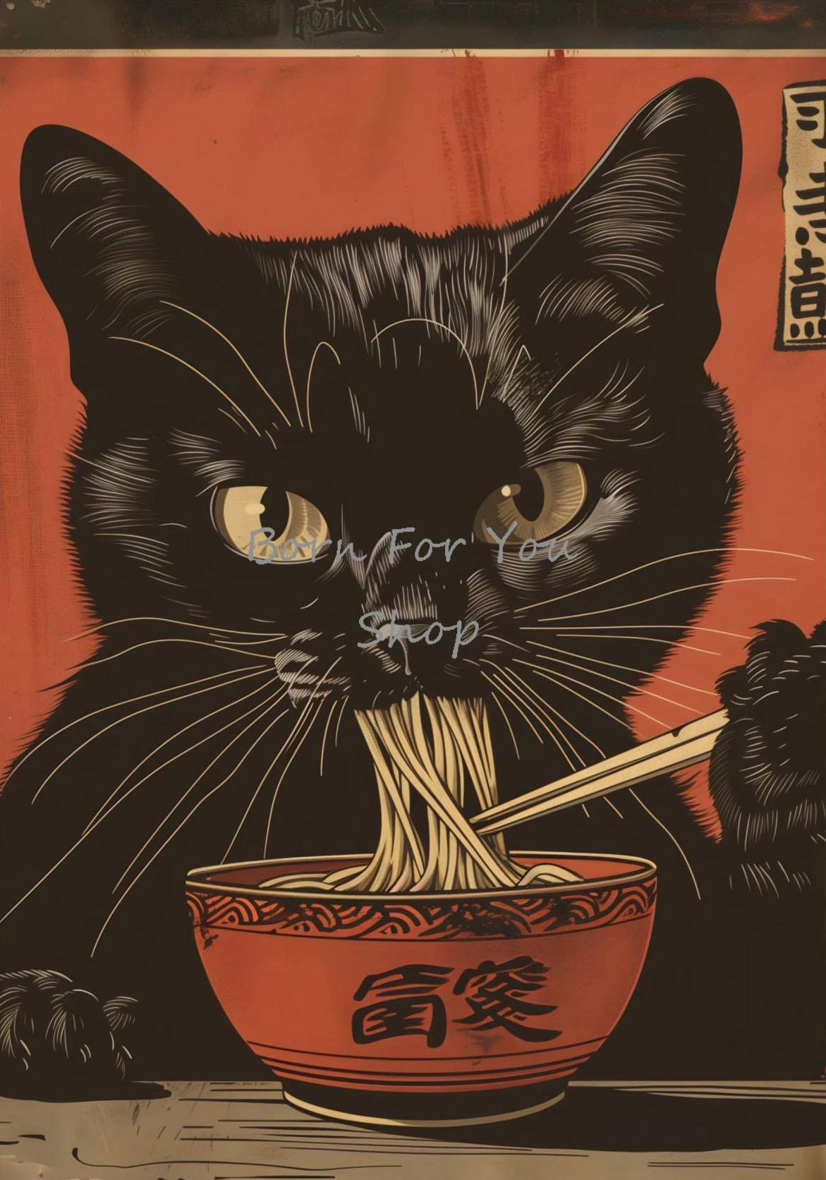 Poster Minum Teh Mie Makan Kuc - Japanese Eating Lifestyle ulasan dan harga